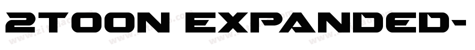 2Toon Expanded字体转换